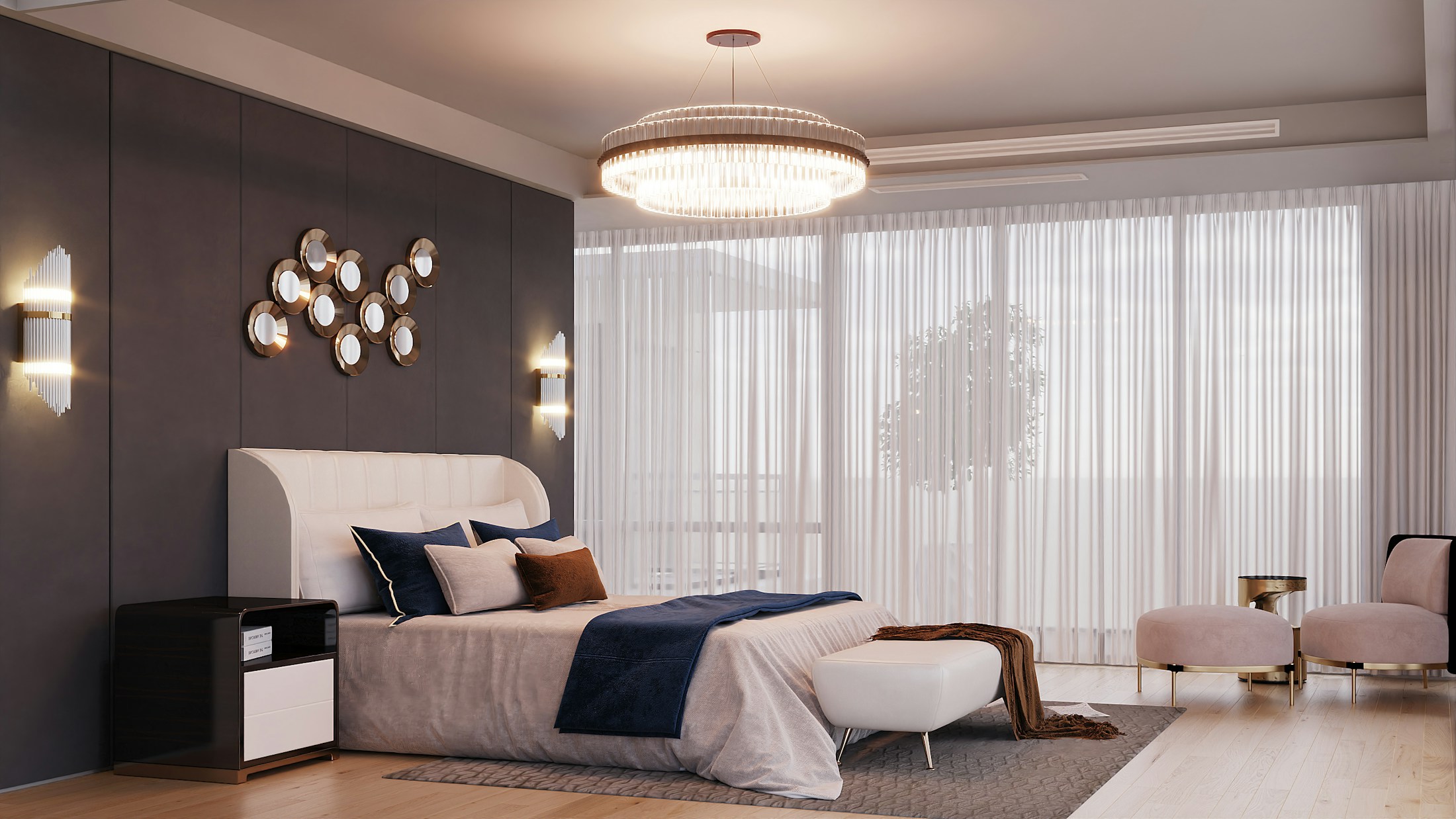 Automação residencial no quarto